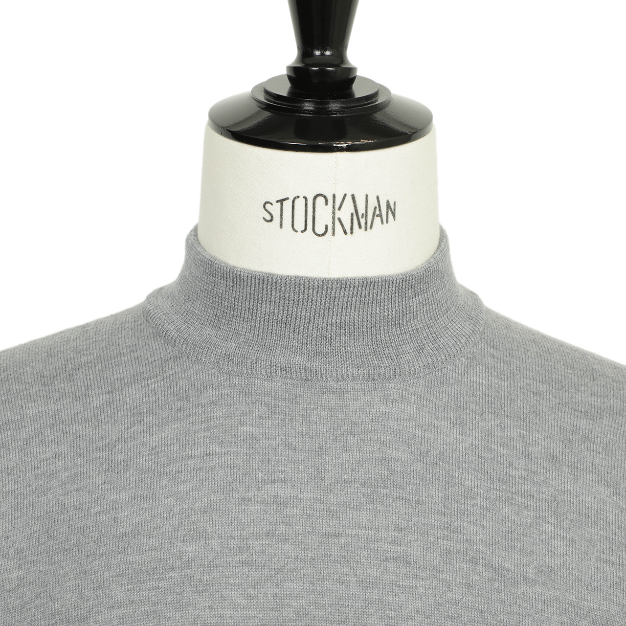 Gran Sasso グランサッソ ニット モックネック ハイゲージ ウール プル